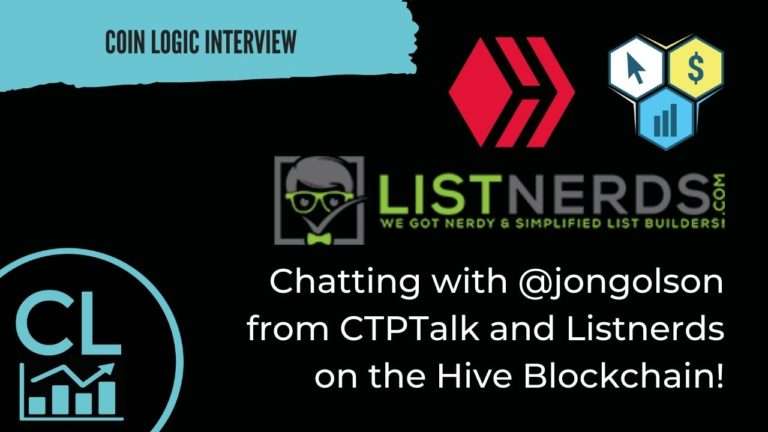 Email Marketing and Content Creating on Hive Blockchain with Jon Olson from Listnerds and CTP