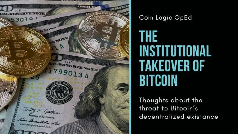 The Institutional Takeover of Bitcoin is a Threat to Decentralization